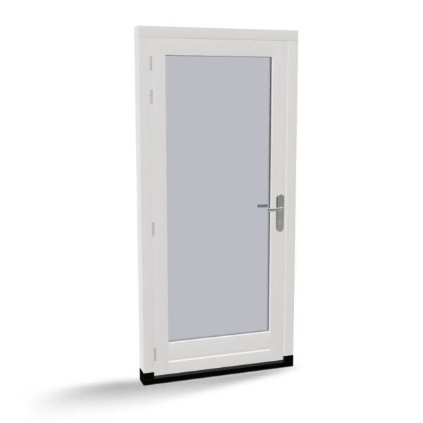 Houtendeur met kozijn, buitendraaiend