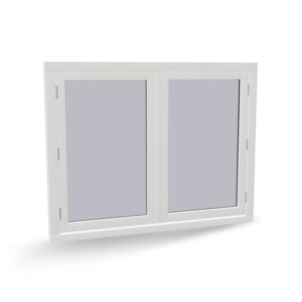 Houten stolpraam, buitendraaiend